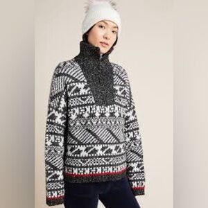 Anthro Rafella half zip